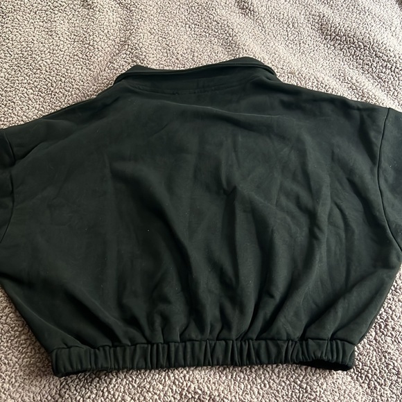 Lulus Cropped Quarter-Zip - Picture 4 of 5